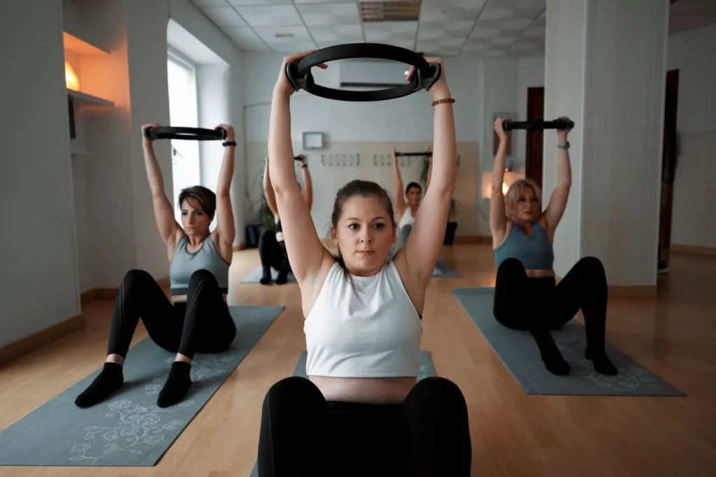 people with real bodies doing pilates exercises in 2024 09 17 21 10 13 utc